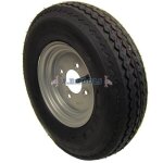 Roue et pneu de remorque 400 x 8 4ply 4pcd