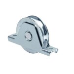 Roue pour portail coulissant - faac comunello - gorge 120 - ronde - 19 mm - charge 420 kg