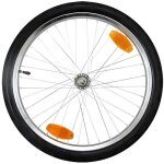 Roue remorque - optimiz - 20 pouces - axe 80mm - compatible remorque enfant - v�lo loisir