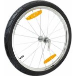 Roue remorque vlo 20 - noir - pneu inclus - chambre  air - vlo loisir