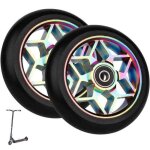 Roues de trottinette - folaya - 110 mm - 88a - roulements abec 9 - polyurthane durable