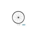 Roue velo fixie 700 noir ar axe plein moyeu noir flip / flop 32 t.