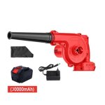 Rouge - 30000mah - makita - aspirateur de jardin �lectrique sans fil souffleur dair collecteur de poussi�re ...