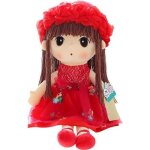 Rouge / 38cm poup�es b�b� fille en peluche mod�le de filles mignonnes douces jolie poup�e de chiffon ...