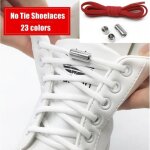 Rouge 5 paires de lacets lastiques sans cravate lacets de chaussures ezw0917shoedf10