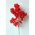 Fleur - plante artificielle - arbre cerisier rouge - d�coration en soie - pollen - int�rieur