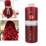 Rouge - - cr�me de coloration pour cheveux rouges 500ml coloration naturelle longue dur�e semi - permanente ...