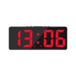 Rouge - horloge numrique lectronique led alarme murale nordique suspendue snooze horloge de table calen ...