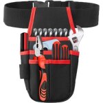 (rouge) sacoche � outils professionnelle ceinture � outil d�lectricien porte - outil sac de ceinture ...