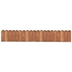 Rouleau de bordure marron 120 cm bois de pin impr�gn�