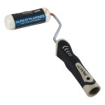 Rouleau brosse murs et plafonds - 30 mm - tous types de peintures - fibres polyamides 12 mm - manche ...