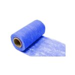 Rouleau intissé - non spécifié - 10 cm x 10 m - bleu royal - tulle intissé - mariage Rouleau intissé - non spécifié - 10 cm x 10 m - bleu royal - tulle intissé - mariage