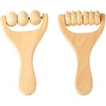 Rouleau de massage - bois naturel - ergonomique - soulagement musculaire - circulation sanguine - anti ... Rouleau de massage - bois naturel - ergonomique - soulagement musculaire - circulation sanguine - anti ...