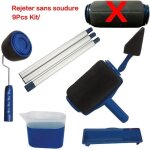 Rouleau de peinture - paint runner pro - rservoir - anti goutte - kit complet - bleu