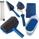 Rouleau peinture avec r�servoir anti - goutte rechargeable poign�e extensible