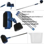 Rouleau peinture avec reservoir rouleau de peinture kit doutils pour peinture mur et plafond versez simplement ...