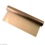 Rouleau polyphane adhsif - glorex - 60 cm x 10 m - transparent - pvc - pratique pour abat - jours