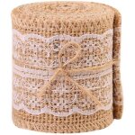 Rouleau de toile de jute - diy - 10 m x 6 cm - beige - dcoration mariage - artisanat