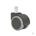 Roulette pour fauteuil de bureau - alex - mod�le 50 mm - polyur�thane - charge 50 kg - silencieuse