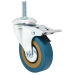 Roulettes pour meubles - eyepower - 75mm - charge maximale 60kg - pivotante - a tige