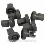 Roulettes panier suprieur pour lave - vaisselle arthur martin electrolux faure - ensemble de 8 pices ...