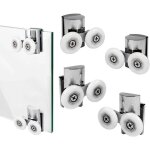Roulettes pour porte de douche - roulettes de 23 mm - porte de douche coulissante - convient aux portes ...