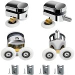 Roulettes de rechange pour porte de douche coulissante - maison - 23 mm - convient au verre de 4 à 6 ... Roulettes de rechange pour porte de douche coulissante - maison - 23 mm - convient au verre de 4 à 6 ...