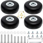 Roulettes de rechange pour valise 4pcs bagages roues de rechange50x18 mm paire de roues de rechange de ... Roulettes de rechange pour valise 4pcs bagages roues de rechange50x18 mm paire de roues de rechange de ...