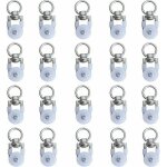 Roulettes pour tringle � rideau - pzcc - lot de 20 - poulies silencieuses - diam�tre roue 145 mm