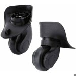 Roulette de valise universelle - pzcc - paire - multidirectionnelle - caoutchouc silencieux - durable ...