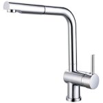 Rousseau robinet mitigeur de cuisine matsouko - avec douchette - gris chromé Rousseau robinet mitigeur de cuisine matsouko - avec douchette - gris chromé