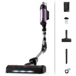 Rowenta aspirateur balai 2 en 1 rechargeable 18v noir / violet - rh2037
