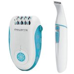 Rowenta ep2851f0 epilateur electrique flower love blanc / bleu
