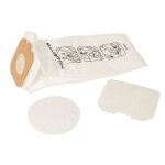 Sacs en papier - rowenta - zr005001 - lot de 5 - 2 filtres - pour aspirateur powerline eco