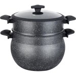 Couscoussier - royal swiss - 8l - pierre - compatible induction - cuisson vapeur Couscoussier - royal swiss - 8l - pierre - compatible induction - cuisson vapeur