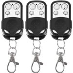 Rpanle lot de 3 tlcommandes universelles pour portail automatique 433 mhz porte de garage avec code ...