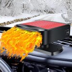 Rteonline chauffage de voiture portable 12v 200w chauffage de voiture 2 en 1 chauffage et refroidissement ...