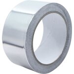 Ruban adhsif en aluminium - non spcifi - 20 m x 50 mm - rsistant  la chaleur - isolant thermique ...