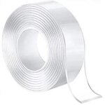 Ruban adhsif - ultrarsistant - 2mm x 3cm x 3m - transparent - rutilisable - multi - usages