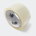 Ruban adhsif d?emballage droulage silencieux type: 350 k transparent 45 my 50mm 66m scotch - 81050