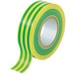 Ruban adhésif isolant - electraline - 19 mm - 25 m - vert / jaune Ruban adhésif isolant - electraline - 19 mm - 25 m - vert / jaune