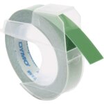Ruban destampage - dymo - 9 mm - 3 m - vert brillant - compatible avec étiqueteuses dymo Ruban destampage - dymo - 9 mm - 3 m - vert brillant - compatible avec étiqueteuses dymo