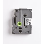 Ruban tiqueteuse brother p - touch tze - 111 - 6mm - noir sur transparent - adhsif standard