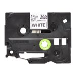 Ruban tiqueteuse brother p - touch tze - n231 - 12mm - noir sur blanc