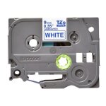 Ruban tiqueteuse lamin brother p - touch tze - 223 - 9mm - bleu sur blanc
