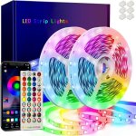 Ruban led 20m rvb 320 - bleutooth bande led avec télécommande 44 touches + contrôlé par app du smartphone ... Ruban led 20m rvb 320 - bleutooth bande led avec télécommande 44 touches + contrôlé par app du smartphone ...