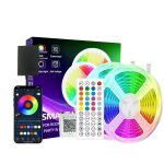 Ruban led 40m - bleutooth bande led avec t�l�commande 44 touches + contr�l� par app du smartphone - d�cor ...