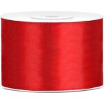 Ruban satin rouge - marque - modèle - 5 cm x 25 m - décoration de salle - mariage - saint valentin Ruban satin rouge - marque - modèle - 5 cm x 25 m - décoration de salle - mariage - saint valentin