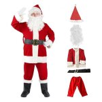 Rubies costume de p�re noel complet de luxe pour no�l adultes taille unique halloween