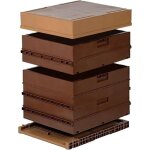 Ruche en plastique nicot dadant 10 cadres sans cadres